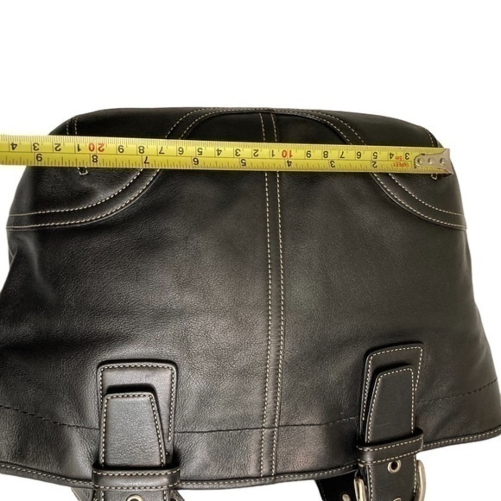 Coach vintage black leather soho tote bag - Picture 2 of 12